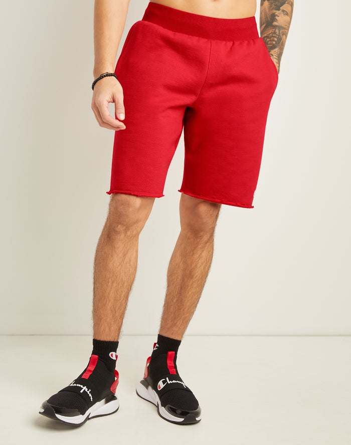 Champion Reverse Weave Cut-Off Korte Broek Heren - Rood - Belgie 2934DWXQI